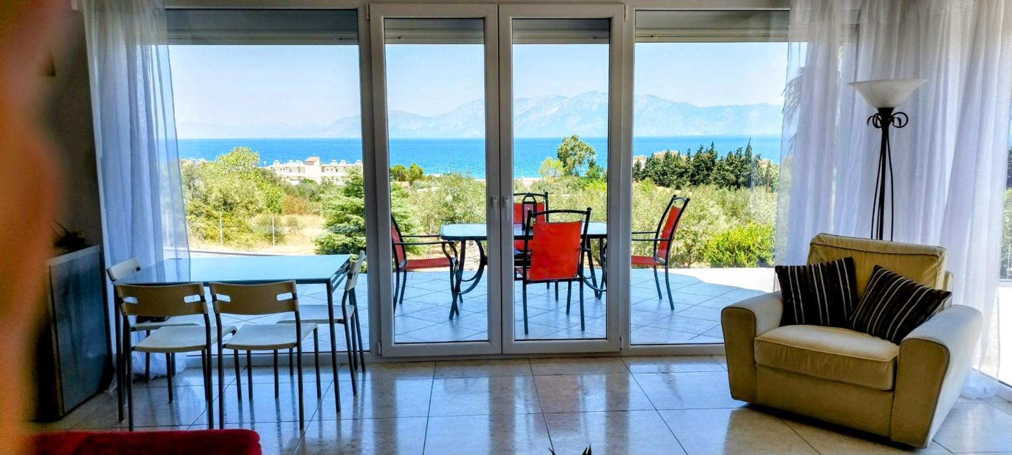 View Διαμερισμα Villa Loukissia Eksteriør billede