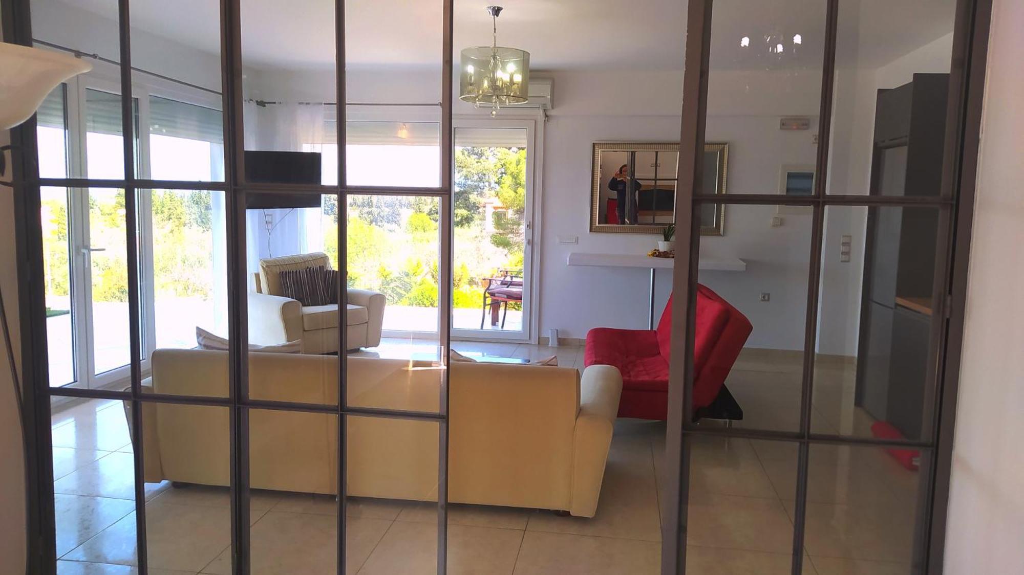 View Διαμερισμα Villa Loukissia Eksteriør billede
